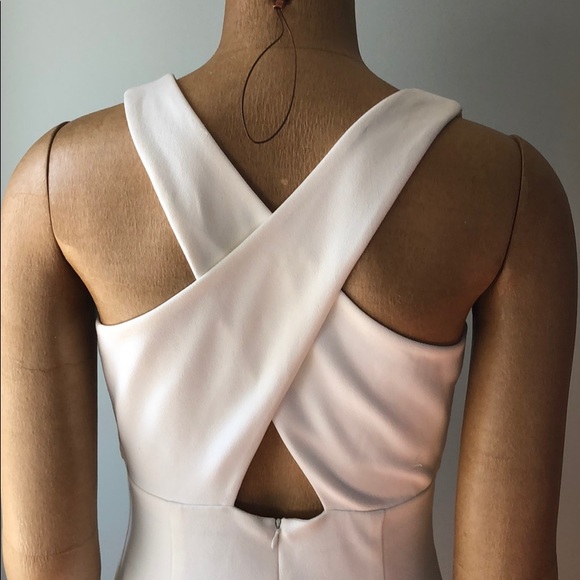White Dress Criss-Cross Back - Picture 2 of 4